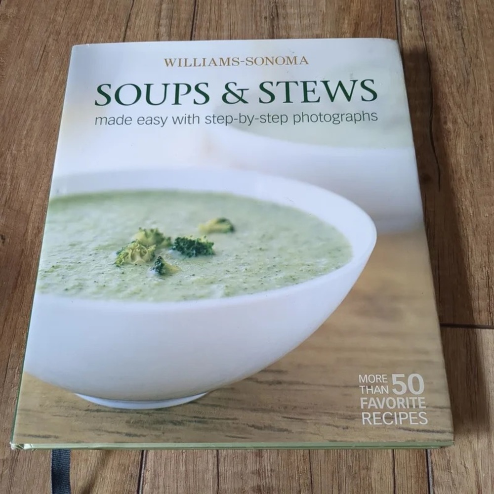 Hardcover Williams Sonoma Soups & Stews Book Cookbook